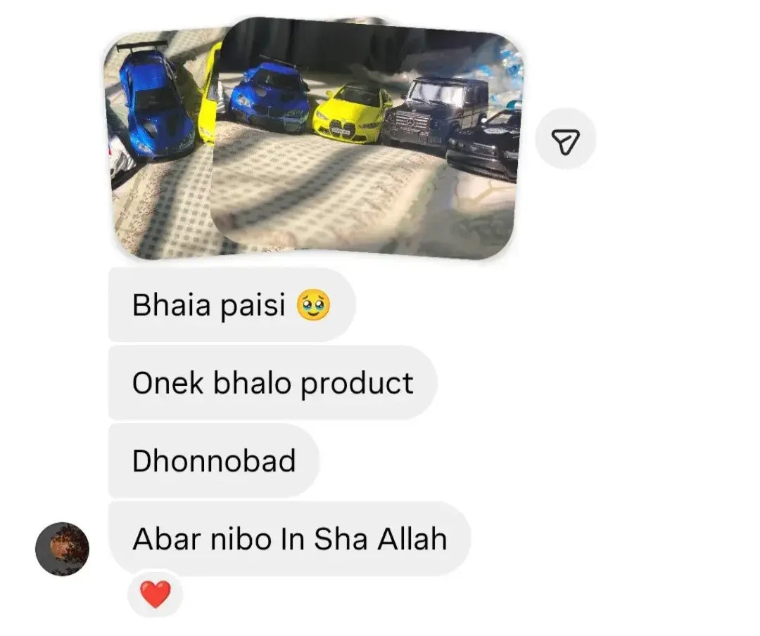 Customer review from Facebook