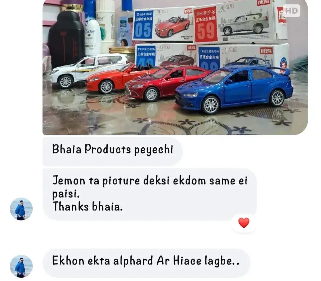 Customer review from Facebook