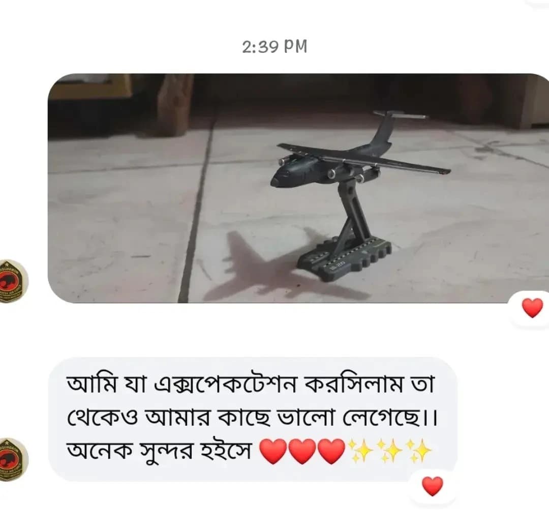 Customer review from Facebook