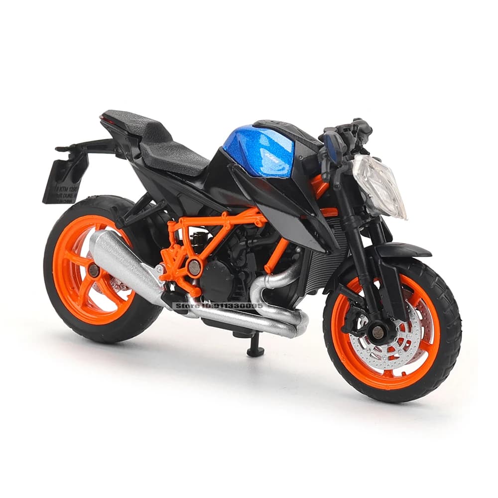 MSZ CCA 1:18 KTM 1290 Super Duke Classic Motorcycle Alloy Car Model Children's Toy Car Die Cast Motorcycle Model Toy Gifts - Thumbnail 2