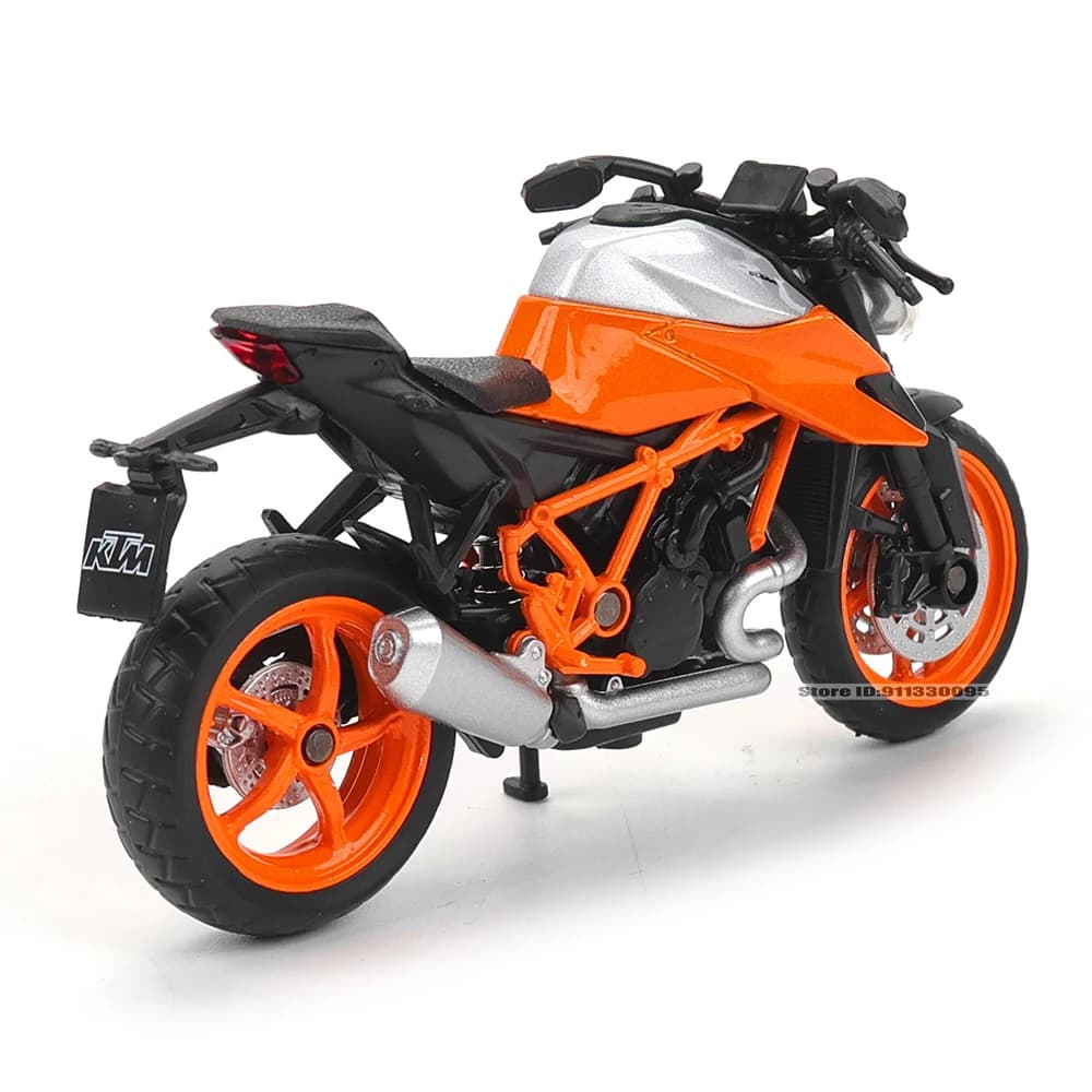 MSZ CCA 1:18 KTM 1290 Super Duke Classic Motorcycle Alloy Car Model Children's Toy Car Die Cast Motorcycle Model Toy Gifts - Thumbnail 3