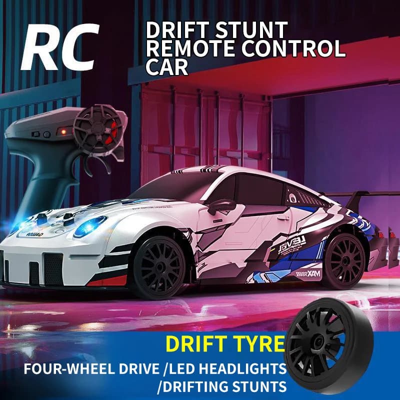 1/24RC Remote Control Car Toy AE86 2.4G High Speed Drift Car Remote Control Racing Model Children's Birthday Gift - Thumbnail 2